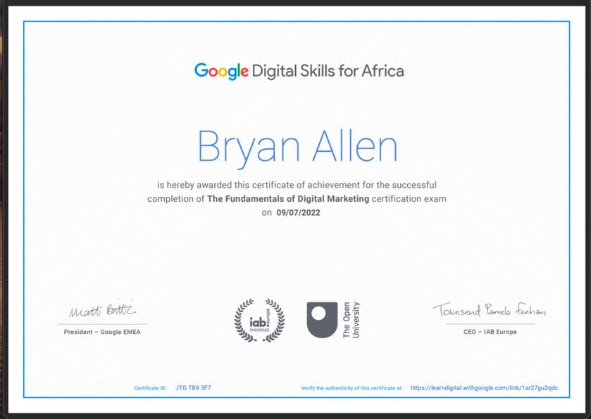 Google Digital Skills for Africa